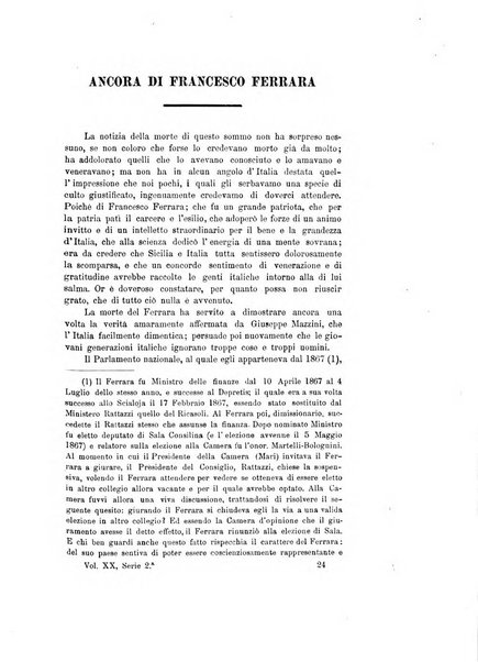 Giornale degli economisti organo dell'Associazione per il progresso degli studi economici