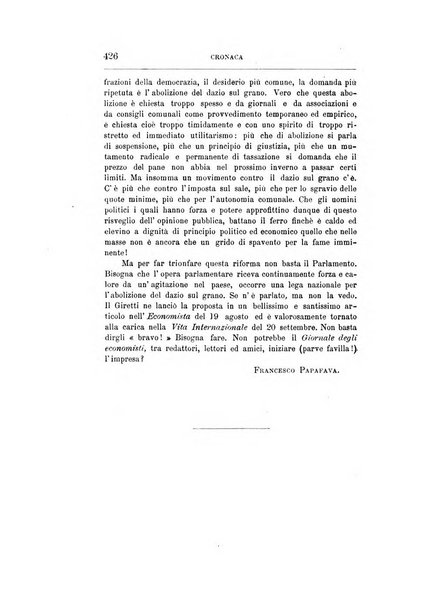 Giornale degli economisti organo dell'Associazione per il progresso degli studi economici