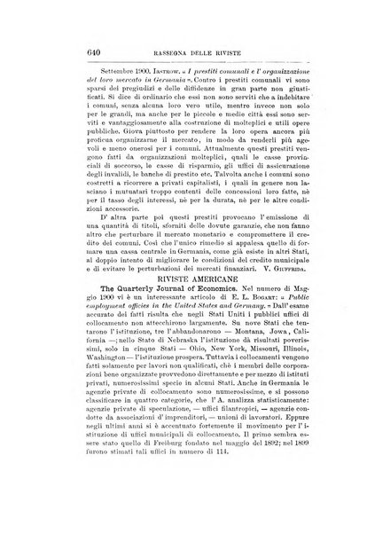 Giornale degli economisti organo dell'Associazione per il progresso degli studi economici