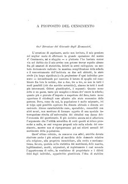 Giornale degli economisti organo dell'Associazione per il progresso degli studi economici