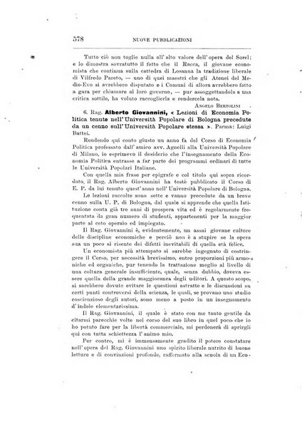 Giornale degli economisti organo dell'Associazione per il progresso degli studi economici