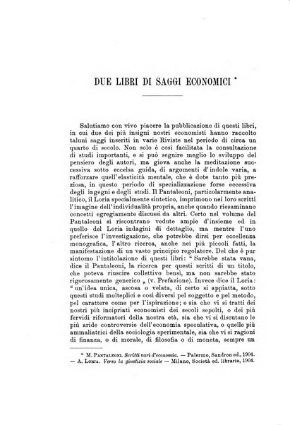 Giornale degli economisti organo dell'Associazione per il progresso degli studi economici