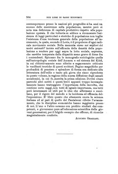 Giornale degli economisti organo dell'Associazione per il progresso degli studi economici