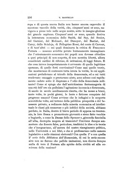 Giornale degli economisti organo dell'Associazione per il progresso degli studi economici