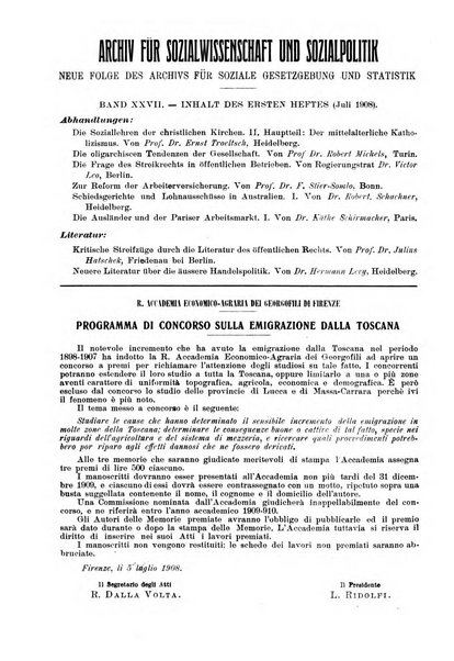 Giornale degli economisti organo dell'Associazione per il progresso degli studi economici