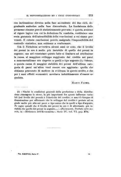 Giornale degli economisti organo dell'Associazione per il progresso degli studi economici