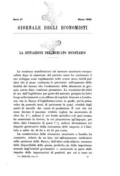 Giornale degli economisti organo dell'Associazione per il progresso degli studi economici