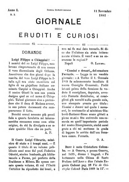 Giornale degli eruditi e curiosi