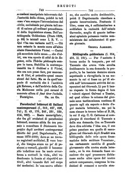 Giornale degli eruditi e curiosi