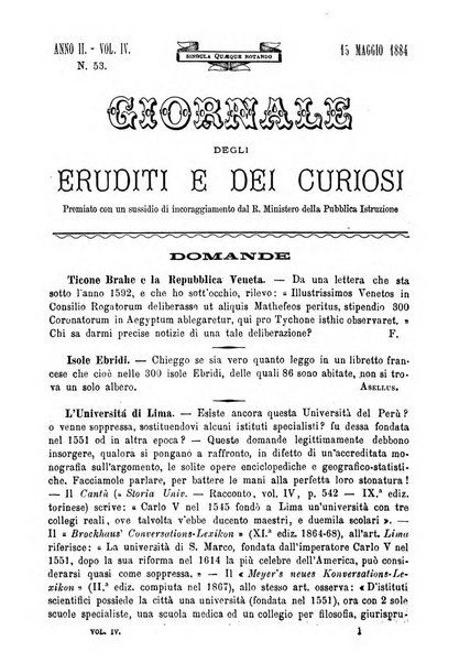 Giornale degli eruditi e curiosi