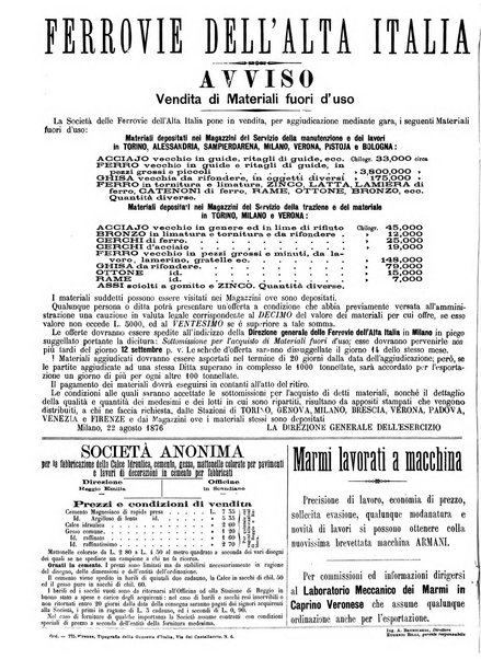 Giornale dei lavori pubblici e delle strade ferrate