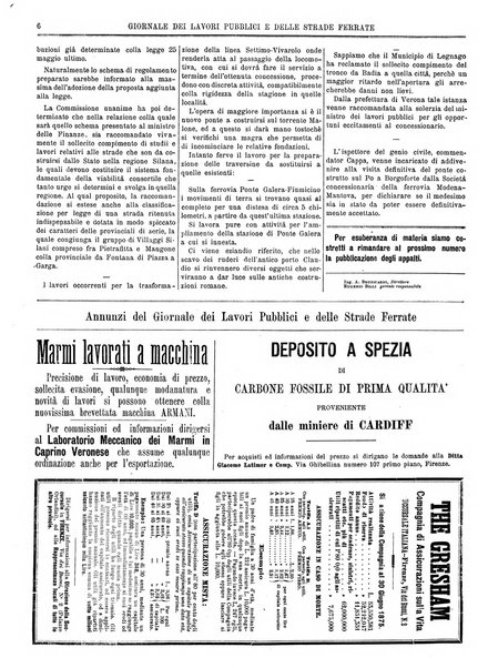 Giornale dei lavori pubblici e delle strade ferrate