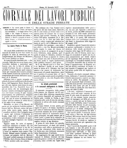 Giornale dei lavori pubblici e delle strade ferrate