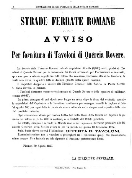 Giornale dei lavori pubblici e delle strade ferrate