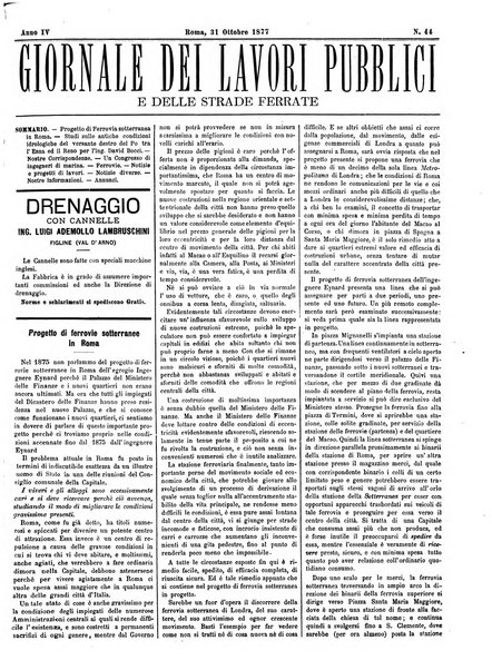 Giornale dei lavori pubblici e delle strade ferrate