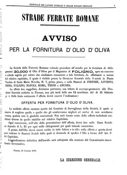 Giornale dei lavori pubblici e delle strade ferrate