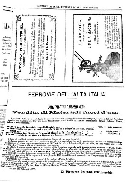 Giornale dei lavori pubblici e delle strade ferrate