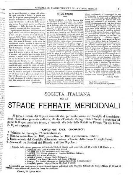 Giornale dei lavori pubblici e delle strade ferrate