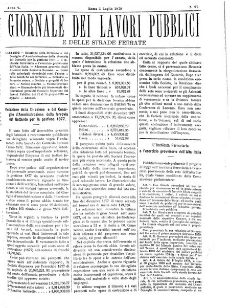 Giornale dei lavori pubblici e delle strade ferrate