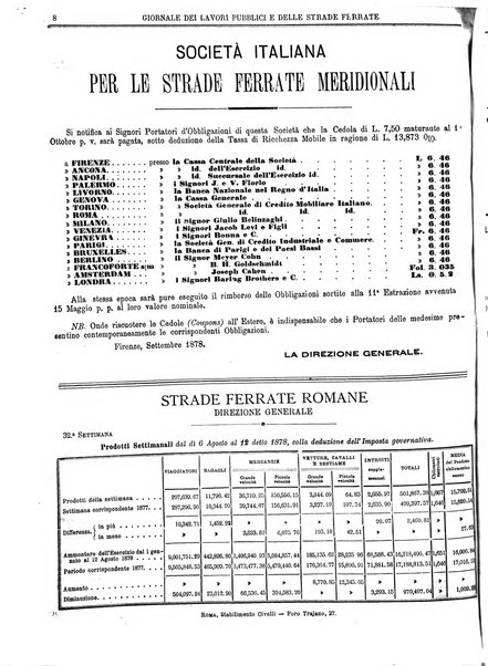 Giornale dei lavori pubblici e delle strade ferrate