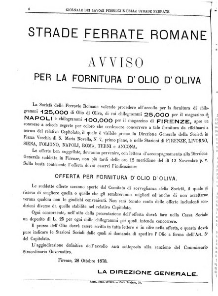 Giornale dei lavori pubblici e delle strade ferrate