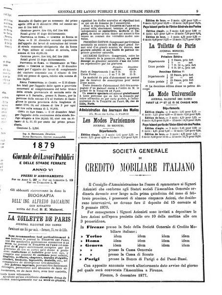 Giornale dei lavori pubblici e delle strade ferrate