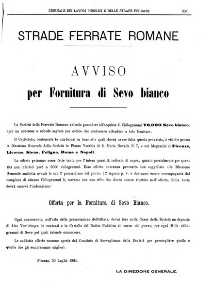 Giornale dei lavori pubblici e delle strade ferrate