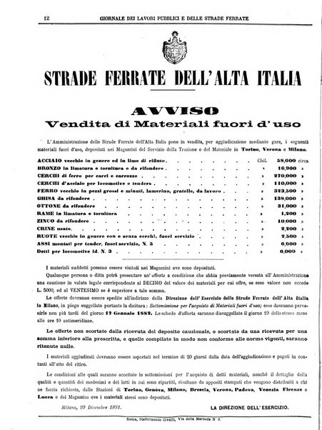 Giornale dei lavori pubblici e delle strade ferrate