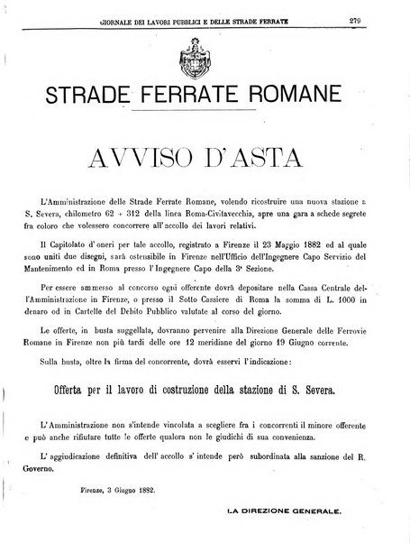 Giornale dei lavori pubblici e delle strade ferrate