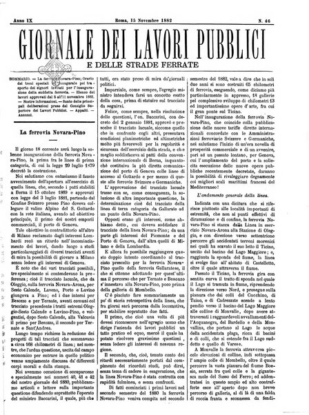 Giornale dei lavori pubblici e delle strade ferrate