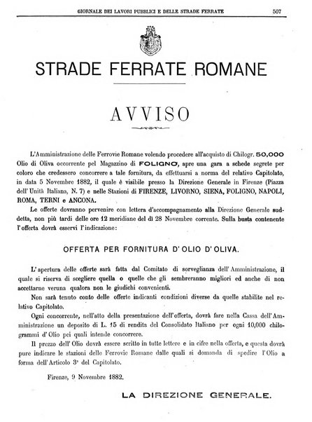 Giornale dei lavori pubblici e delle strade ferrate