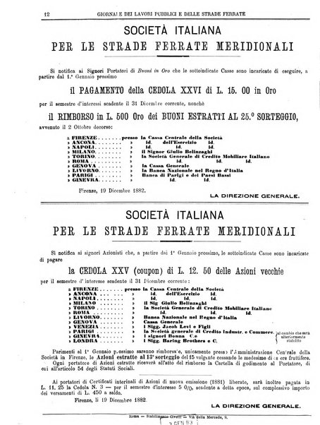 Giornale dei lavori pubblici e delle strade ferrate