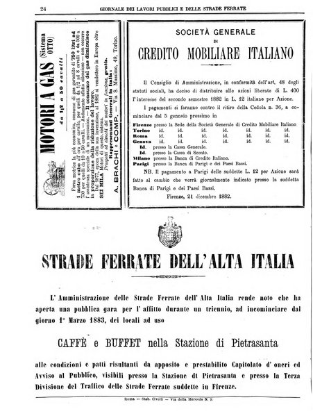 Giornale dei lavori pubblici e delle strade ferrate