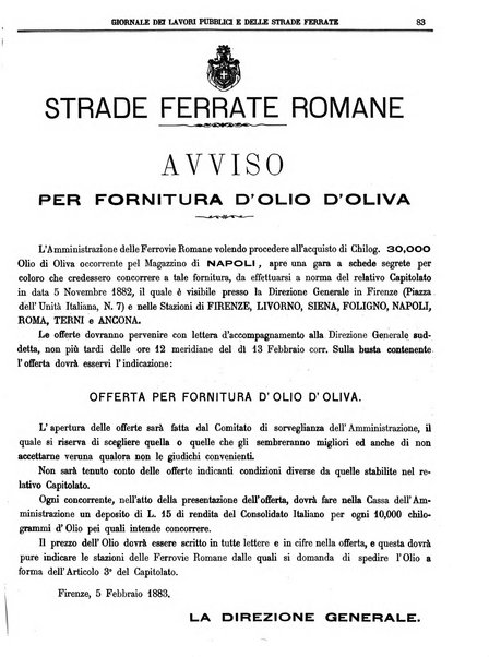 Giornale dei lavori pubblici e delle strade ferrate