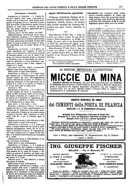 Giornale dei lavori pubblici e delle strade ferrate