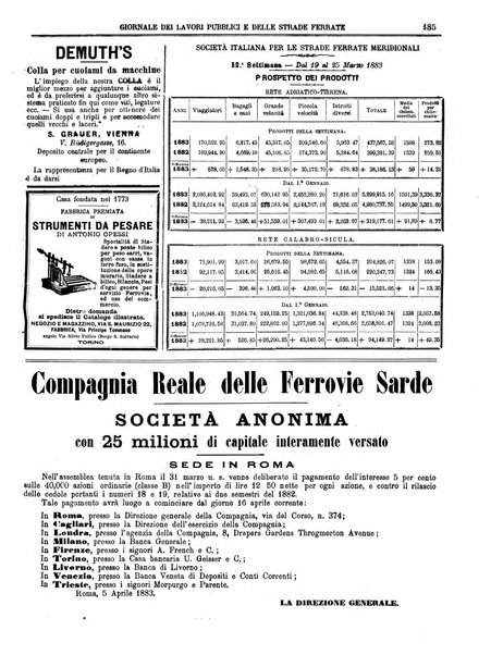 Giornale dei lavori pubblici e delle strade ferrate