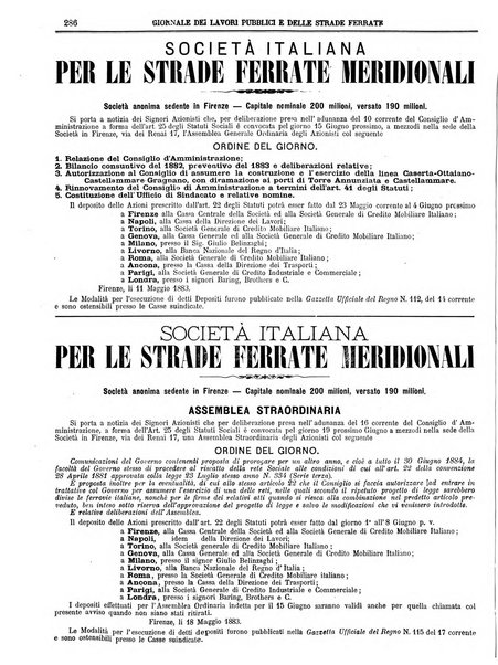 Giornale dei lavori pubblici e delle strade ferrate