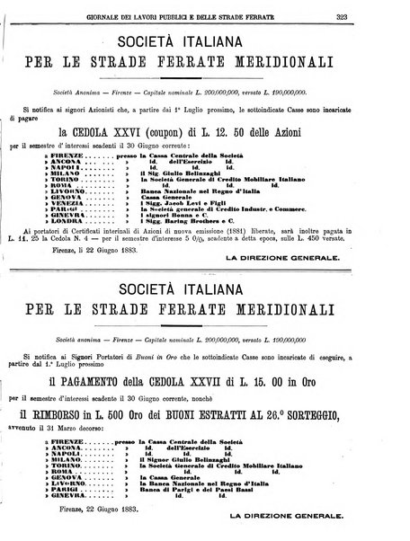 Giornale dei lavori pubblici e delle strade ferrate