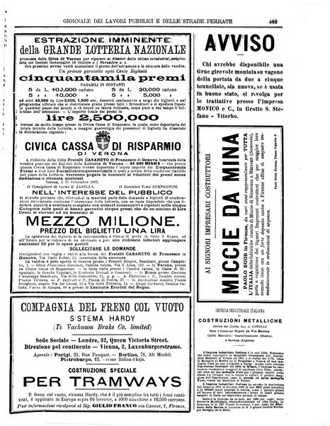 Giornale dei lavori pubblici e delle strade ferrate