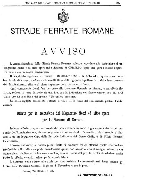 Giornale dei lavori pubblici e delle strade ferrate