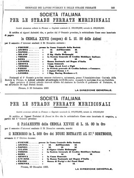 Giornale dei lavori pubblici e delle strade ferrate