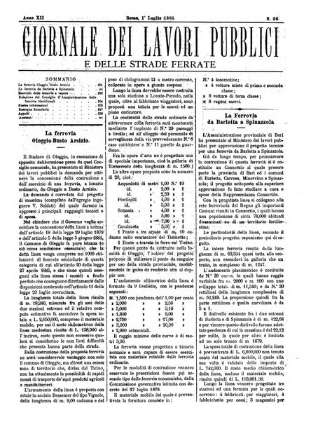 Giornale dei lavori pubblici e delle strade ferrate