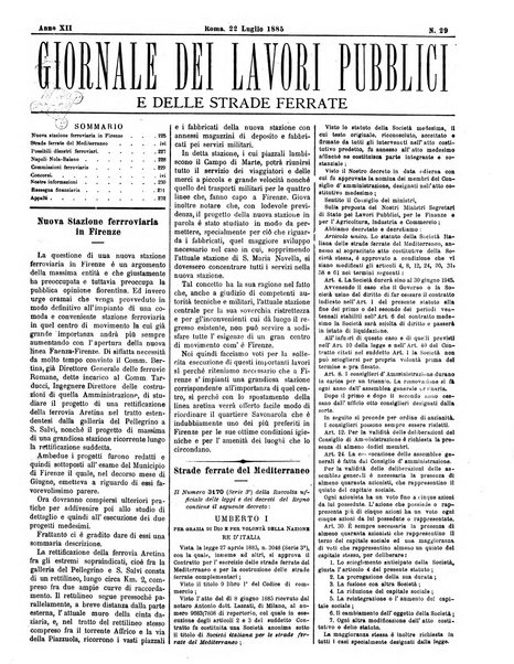 Giornale dei lavori pubblici e delle strade ferrate