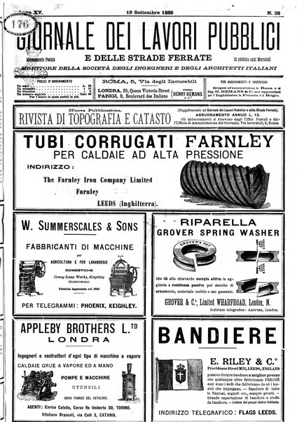 Giornale dei lavori pubblici e delle strade ferrate