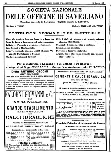 Giornale dei lavori pubblici e delle strade ferrate