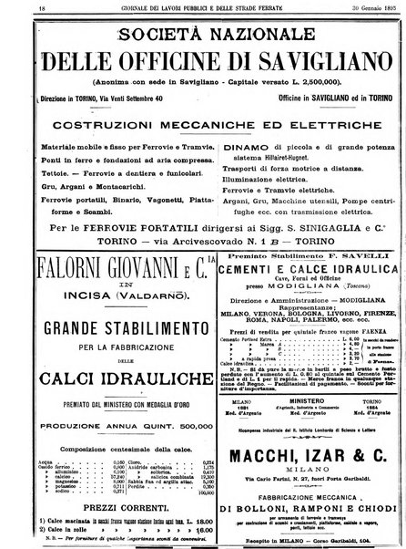 Giornale dei lavori pubblici e delle strade ferrate