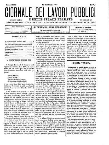 Giornale dei lavori pubblici e delle strade ferrate