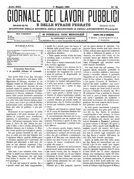 Giornale dei lavori pubblici e delle strade ferrate