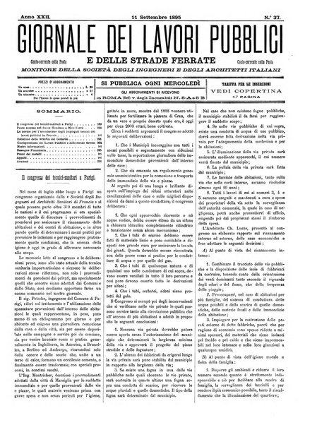 Giornale dei lavori pubblici e delle strade ferrate