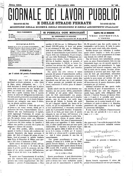 Giornale dei lavori pubblici e delle strade ferrate